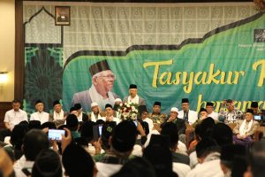 1.200 Kiai dan Nyai se-Jawa Barat antusias menyimak sambutan KH. Ma'ruf Amin. Dok. Tim Media PWNU