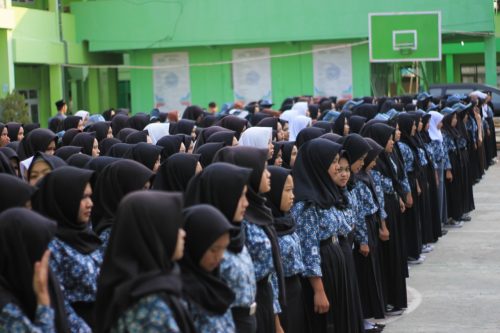 445 Siswa SMK Ma'arif 2 Sumedang Ikuti Kaderisasi IPNU dan IPPNU